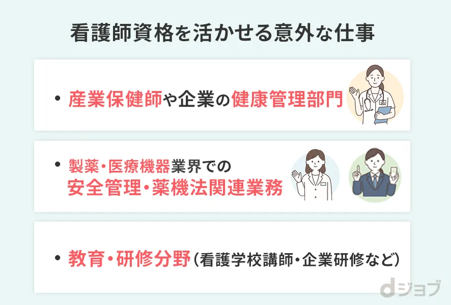 看護士資格を活かせる仕事