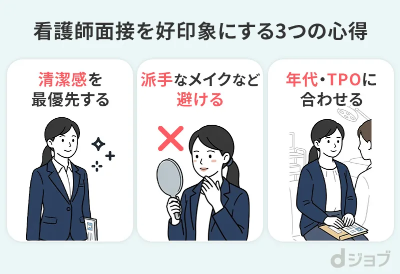 看護師が面接で気を付けるべき3つの心得