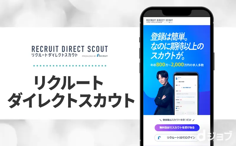 リクルートダイレクトスカウトのバナー