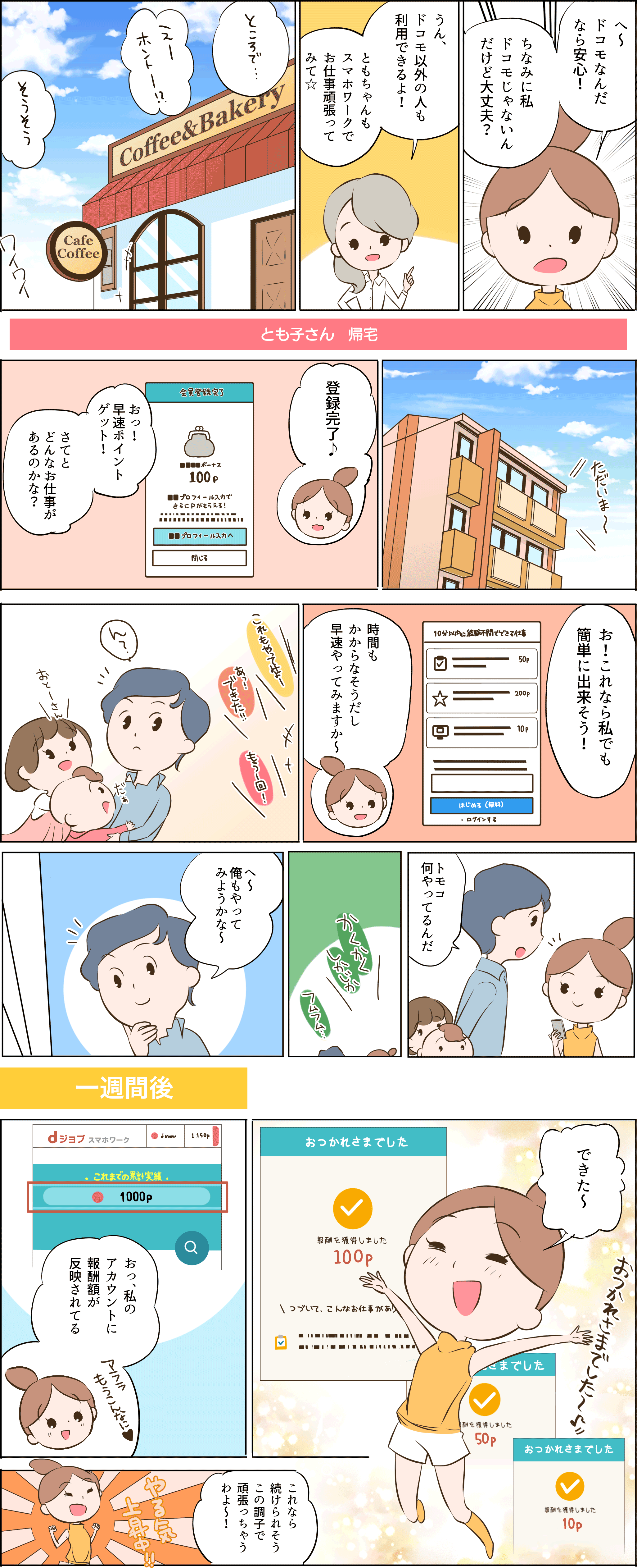 漫画前中間
