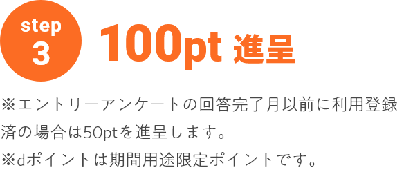 100pt 進呈