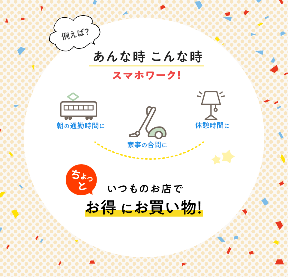 例えば？あんな時こんな時スマホワーク！