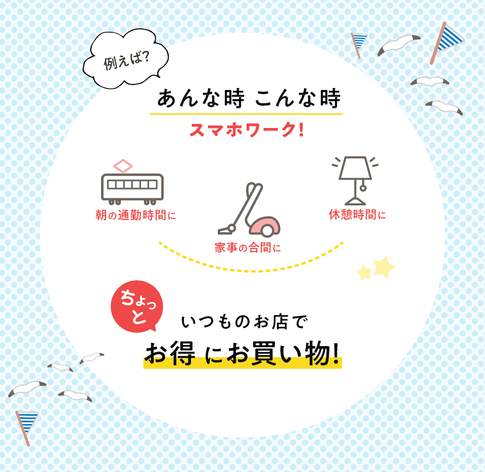 例えば？あんな時こんな時スマホワーク！