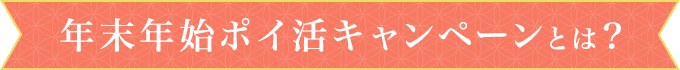 年末年始ポイ活キャンペーンとは？